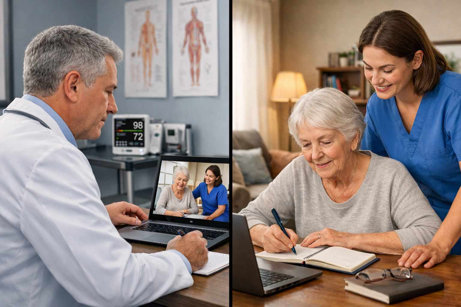 Support for Home Care Services and Healthcare Coordination Centers